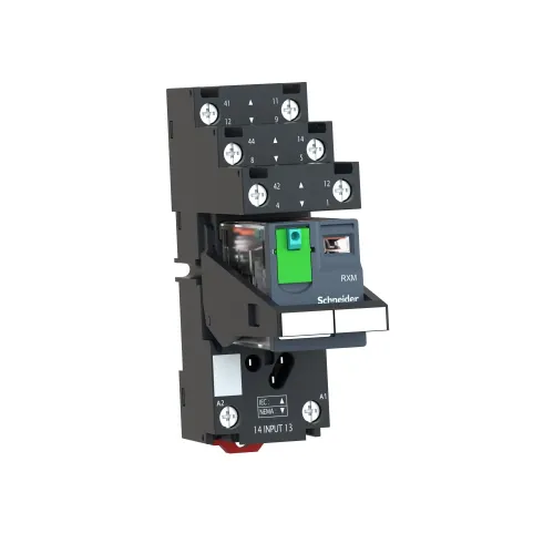 Реле электромеханическое миниатюрное, 2CO, LED, =24В RXM2AB2BDPVS