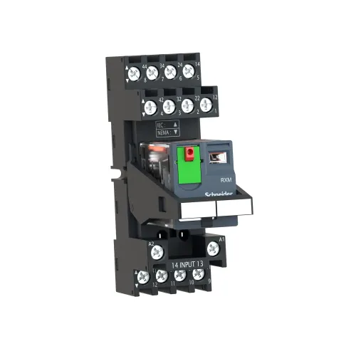 Реле электромеханическое миниатюрное, 2CO, LED, 230В RXM2AB2P7PVM