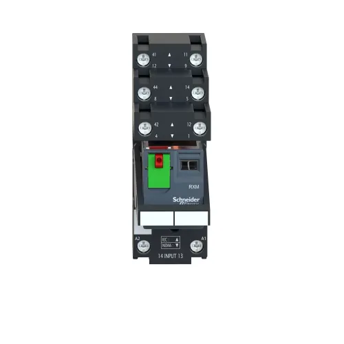 Реле электромеханическое миниатюрное, 2CO, LED, 230В RXM2AB2P7PVS