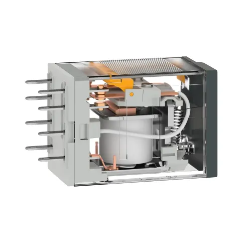 Миниатюрное электромеханическое реле Harmony Easy, 5А, 2CO, без LED, =24В RXM2LB1BD
