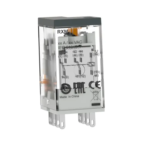 Миниатюрное электромеханическое реле Harmony Easy, 5А, 2CO, без LED, =24В RXM2LB1BD