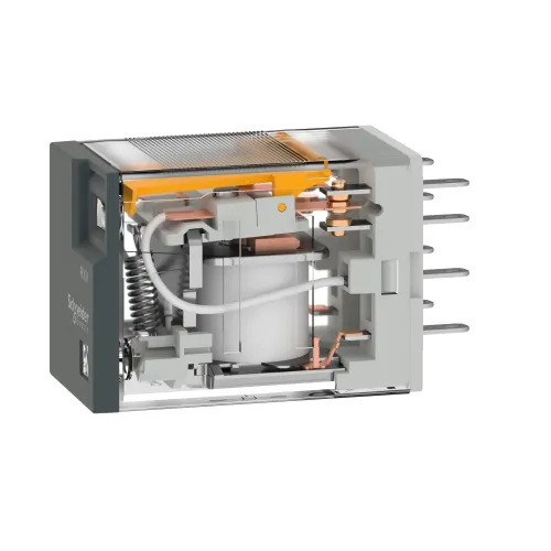Миниатюрное электромеханическое реле Harmony Easy, 5А, 2CO, без LED, 230В RXM2LB1P7