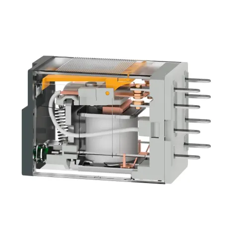 Миниатюрное электромеханическое реле Harmony Easy, 5А, LED, =24В RXM2LB2BD