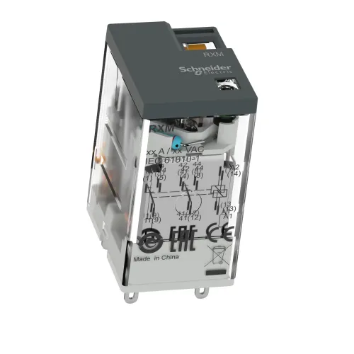Миниатюрное электромеханическое реле Harmony Easy, 5А, LED, =24В RXM2LB2BD