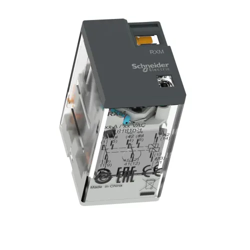 Миниатюрное электромеханическое реле Harmony Easy, 5А, LED, =24В RXM2LB2BD