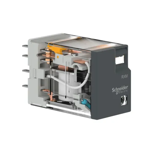 Миниатюрное электромеханическое реле Harmony Easy, 5А, 2CO, с LED, 230В RXM2LB2P7