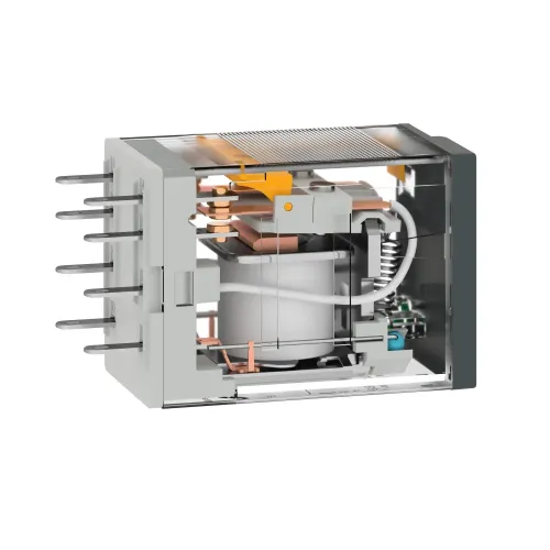 Миниатюрное электромеханическое реле Harmony Easy, 5А, 2CO, с LED, 230В RXM2LB2P7
