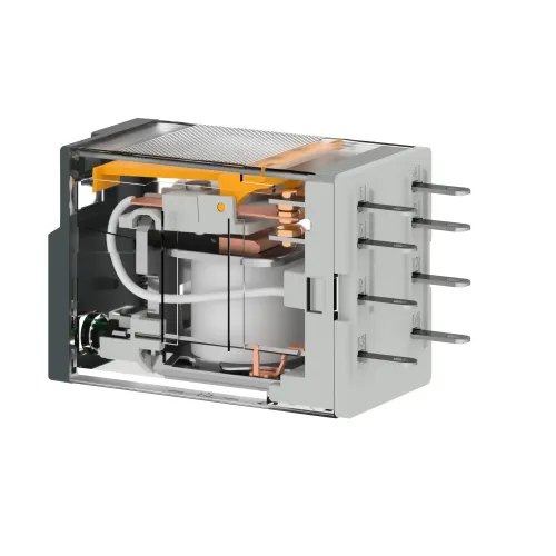 Миниатюрное электромеханическое реле Harmony Easy, 5А, 2CO, с LED, 230В RXM2LB2P7