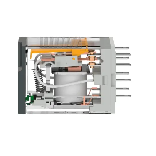 Миниатюрное электромеханическое реле Harmony Easy, 5А, 2CO, с LED, 230В RXM2LB2P7