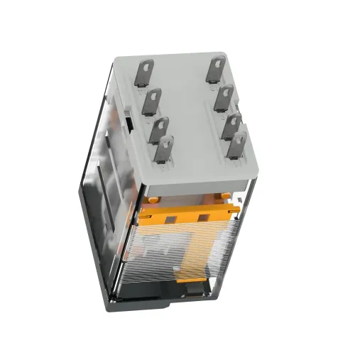 Миниатюрное электромеханическое реле Harmony Easy, 5А, 2CO, с LED, 230В RXM2LB2P7