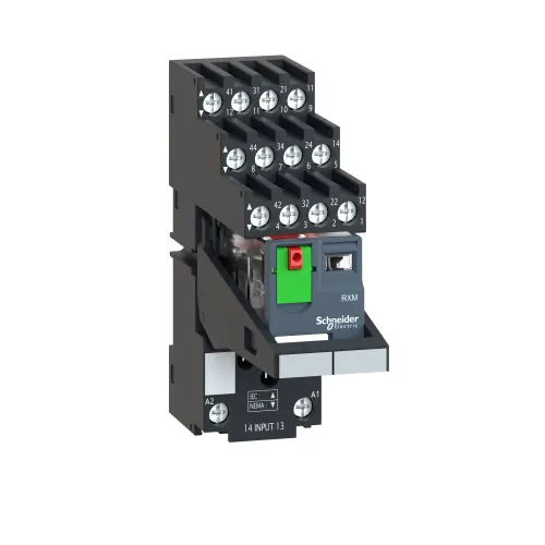 Реле электромеханическое миниатюрное, 4CO, 24В RXM4AB1B7PVS