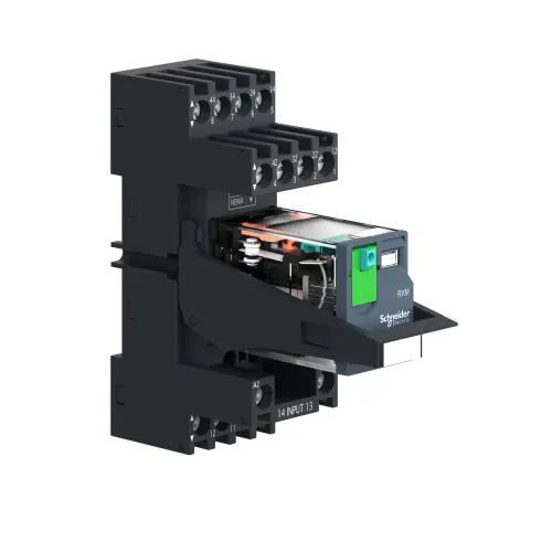 Реле электромеханическое миниатюрное, 4CO, LED, =24В RXM4AB2BDPVM