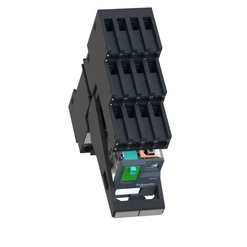 Реле электромеханическое миниатюрное, 4CO, LED, =24В RXM4AB2BDPVS