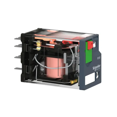 Реле миниатюрное, 4CO, светодиод, 230В RXM4AB2P7