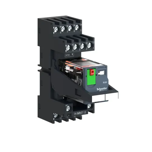 Реле электромеханическое миниатюрное, 4CO, LED, 230В RXM4AB2P7PVM