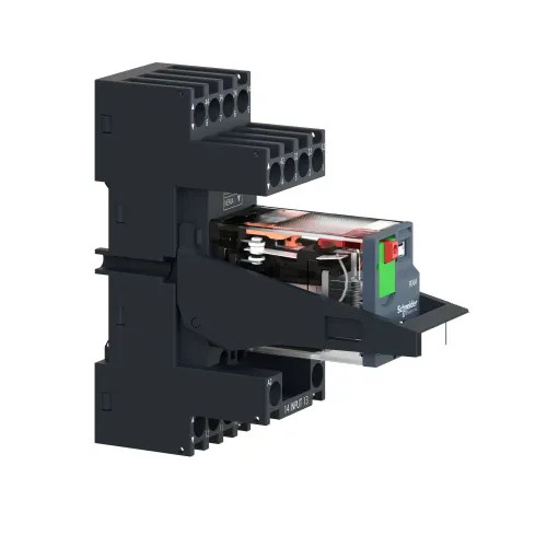 Реле электромеханическое миниатюрное, 4CO, LED, 230В RXM4AB2P7PVM
