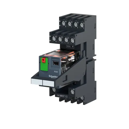 Реле электромеханическое миниатюрное, 4CO, LED, 230В RXM4AB2P7PVM