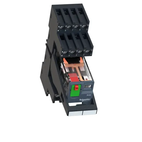 Реле электромеханическое миниатюрное, 4CO, LED, 230В RXM4AB2P7PVM