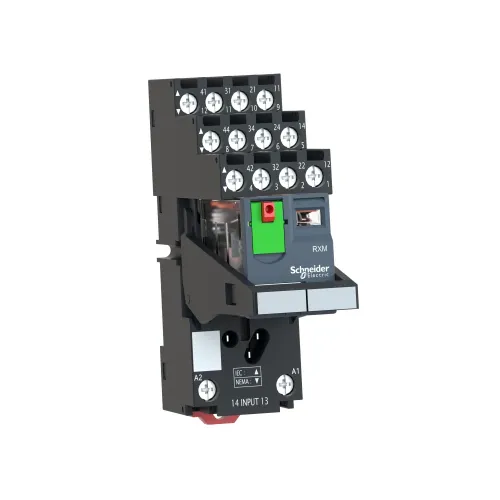 Реле электромеханическое миниатюрное, 4CO, LED, 230В RXM4AB2P7PVS