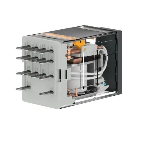 Миниатюрное электромеханическое реле Harmony Easy, 3А, 4CO, с LED, =24В RXM4LB2BD
