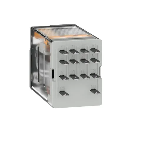 Миниатюрное электромеханическое реле Harmony Easy, 3А, 4CO, с LED, =24В RXM4LB2BD