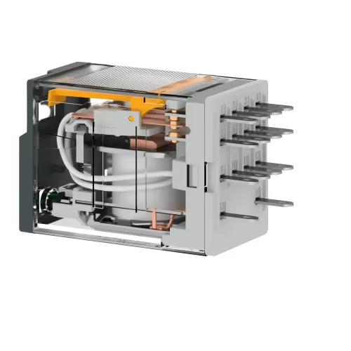 Миниатюрное электромеханическое реле Harmony Easy, 3А, 4CO, с LED, =24В RXM4LB2BD