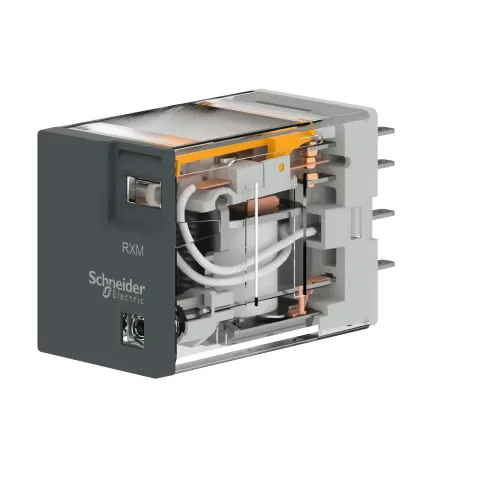 Миниатюрное электромеханическое реле Harmony Easy, 3А, 4CO, с LED, =24В RXM4LB2BD