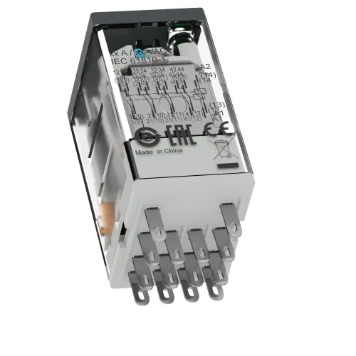 Миниатюрное электромеханическое реле Harmony Easy, 3А, 4CO, с LED, =24В RXM4LB2BD