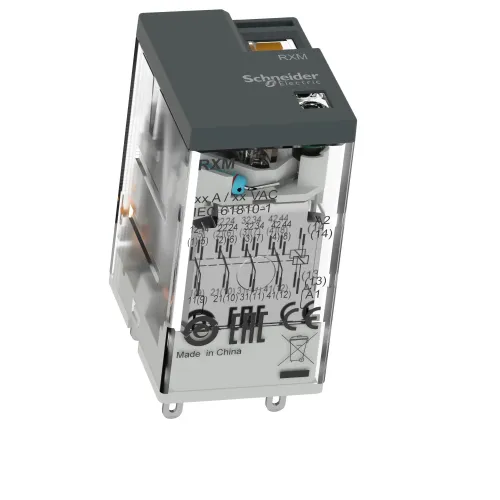 Миниатюрное электромеханическое реле Harmony Easy, 3А, 4CO, с LED, =24В RXM4LB2BD