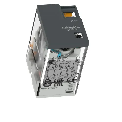 Миниатюрное электромеханическое реле Harmony Easy, 3А, 4CO, с LED, =24В RXM4LB2BD