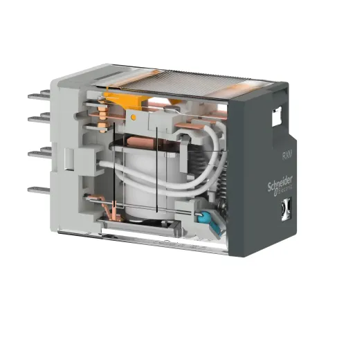 Миниатюрное электромеханическое реле Harmony Easy, 3А, 4CO, с LED, 230В RXM4LB2P7