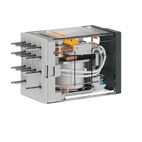 Миниатюрное электромеханическое реле Harmony Easy, 3А, 4CO, с LED, 230В RXM4LB2P7