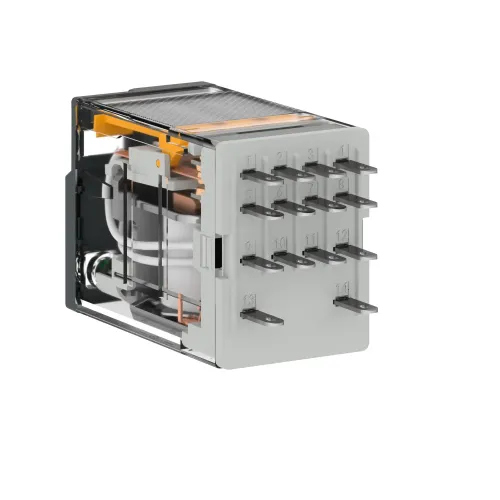 Миниатюрное электромеханическое реле Harmony Easy, 3А, 4CO, с LED, 230В RXM4LB2P7