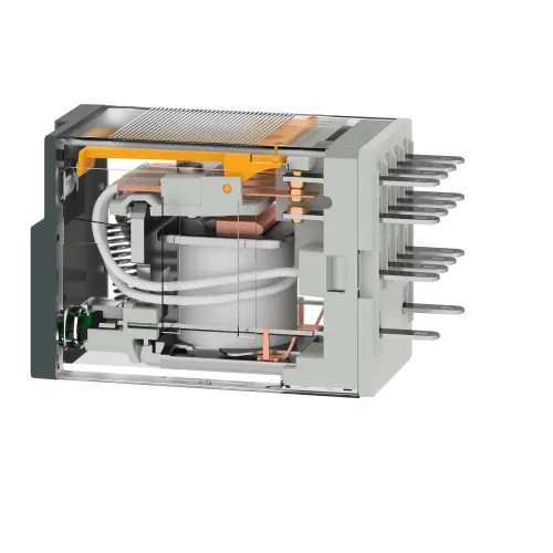 Миниатюрное электромеханическое реле Harmony Easy, 3А, 4CO, с LED, 230В RXM4LB2P7