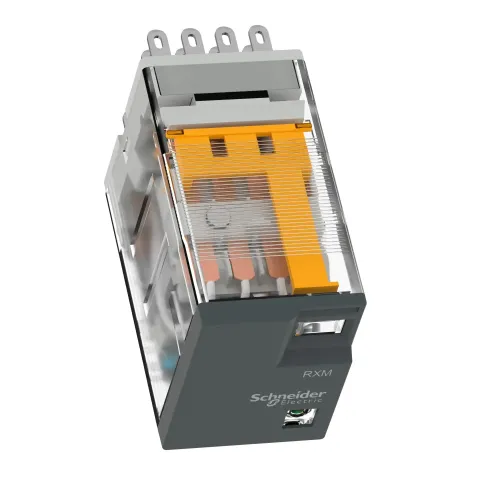 Миниатюрное электромеханическое реле Harmony Easy, 3А, 4CO, с LED, 230В RXM4LB2P7