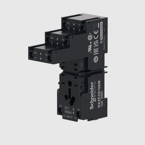 Розетка для реле типа RXM2 RXZE2S108M