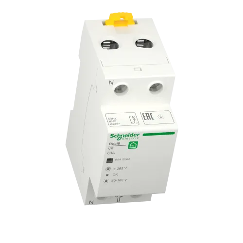 Реле напряжения 63А Resi9, R9A12663 Schneider Electric
