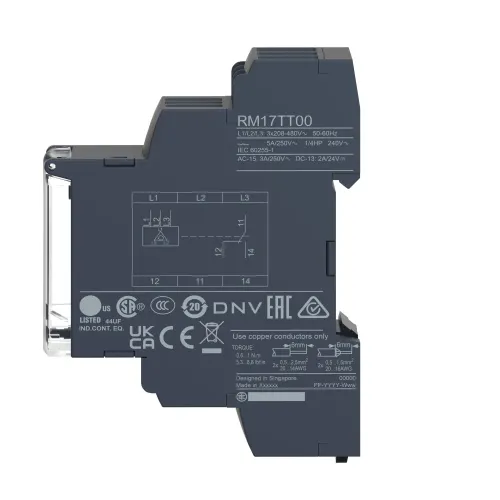 Реле контроля трехфазного напряжения RM17TT00