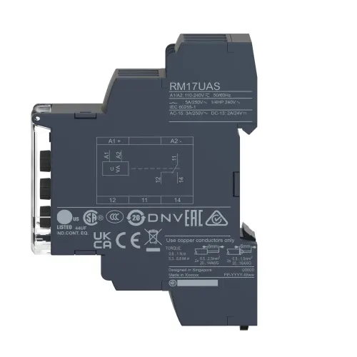 Реле контроля напряжения мин/макс. 65-260В RM17UAS15