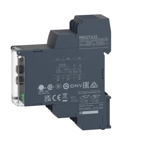 Реле контроля трехфазного напряжения 304/576В RM22TA33