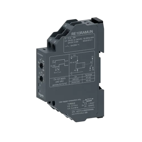Реле времени, задержка включения Schneider Electric RE10RAMUN