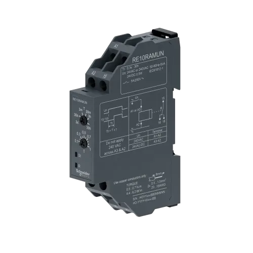 Реле времени, задержка включения Schneider Electric RE10RAMUN