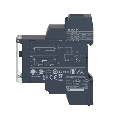 Реле времени с режимом циклов RE22R1DMR