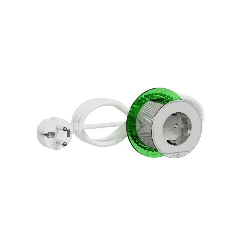 Розетка в стол 220в, белый, INS44000 Schneider Electric