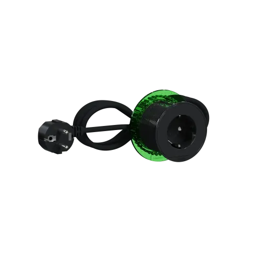 Розетка в стол 220в, антрацит, INS44001 Schneider Electric