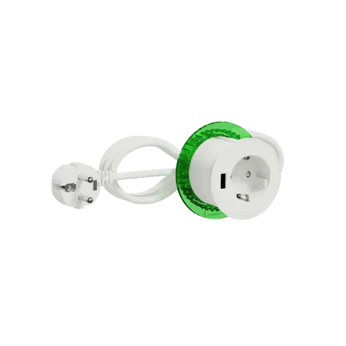 Розетка в стол 220в с USB тип А, белый, INS44004 Schneider Electric