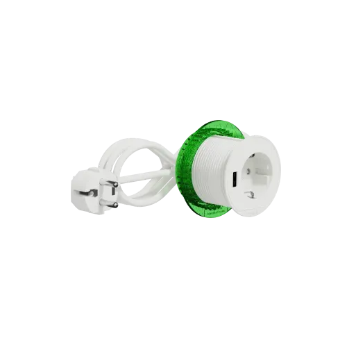 Розетка в стол 220в с USB тип А, белый, INS44004 Schneider Electric