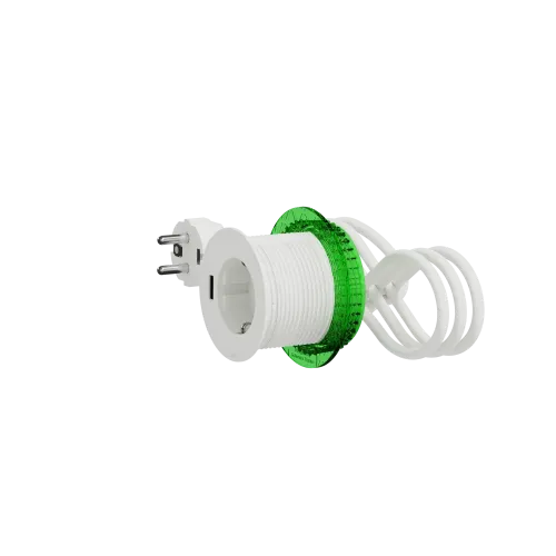 Розетка в стол 220в с USB тип А, белый, INS44004 Schneider Electric