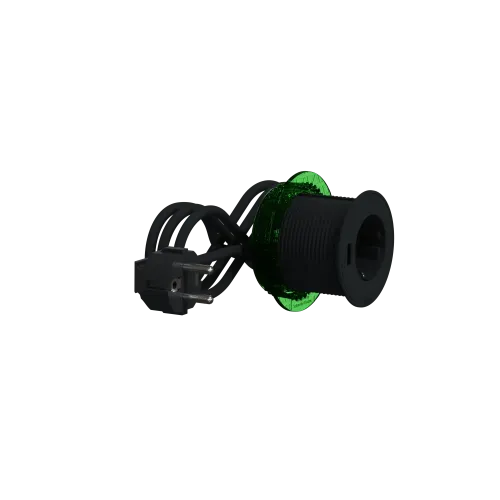 Розетка в стол 220в с USB тип А, антрацит, INS44005 Schneider Electric