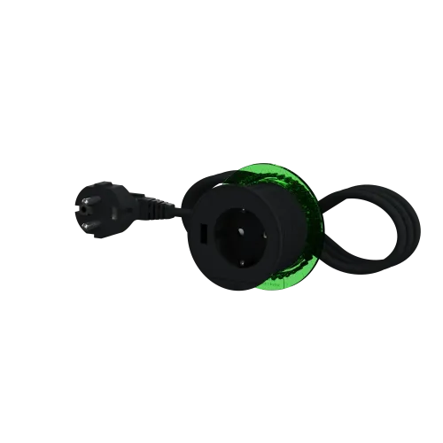 Розетка в стол 220в с USB тип А, антрацит, INS44005 Schneider Electric